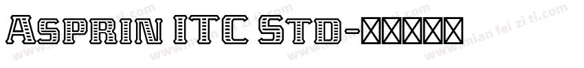 Asprin ITC Std字体转换